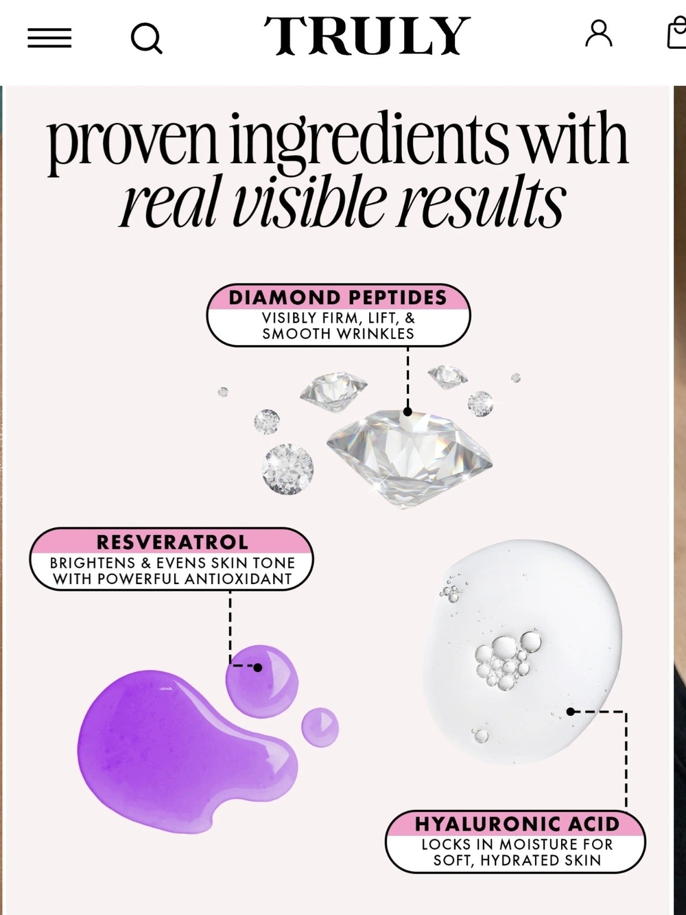 TRULY Diamond Baby Body Serum - Gold & Silver - Picture 7 of 8